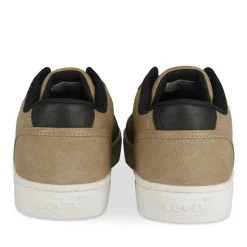 Baskets TAUPE Homme Motif Uni A Enfiler