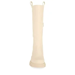 Bottes BEIGE Fille Motif Uni Fermeture éclair