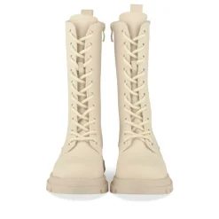 Bottes BEIGE Fille Motif Uni Lacets