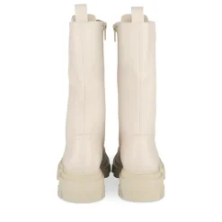 Bottes BEIGE Fille Motif Uni Lacets