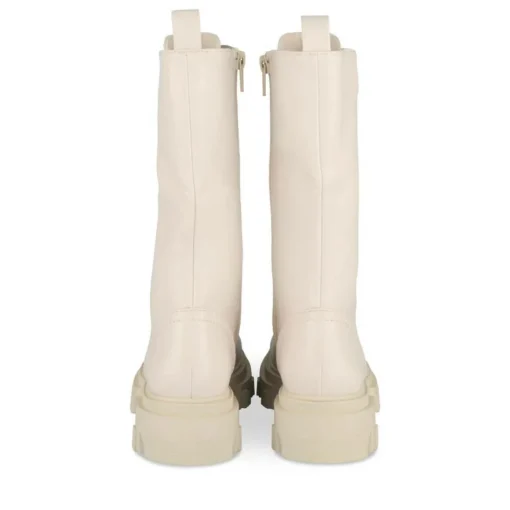 Bottes BEIGE Fille Motif Uni Lacets