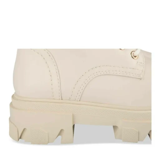 Bottes BEIGE Fille Motif Uni Lacets