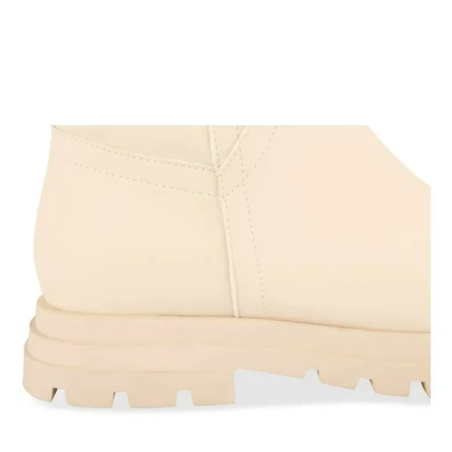 Bottes BEIGE Fille Motif Uni Fermeture éclair