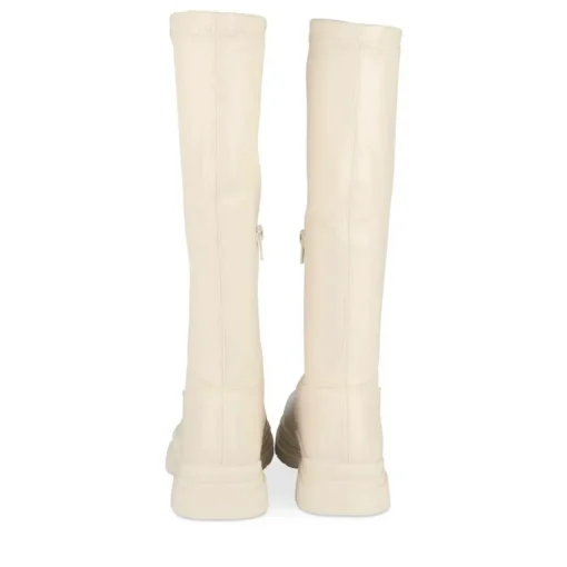 Bottes Cuissarde BEIGE Fille Motif Uni Fermeture éclair