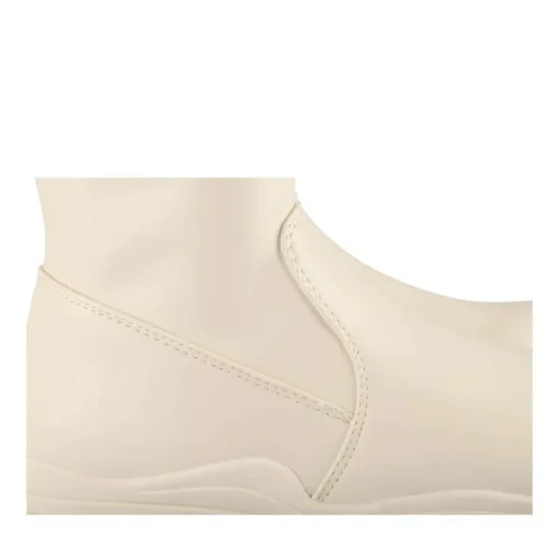 Bottes Cuissarde BEIGE Fille Motif Uni Fermeture éclair