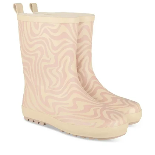 Bottes De Pluie BEIGE Fille Motif Uni A Enfiler