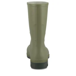 Bottes De Pluie KAKI Femme Motif Uni A Enfiler