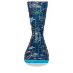 Bottes De Pluie MARINE Garçon A Enfiler