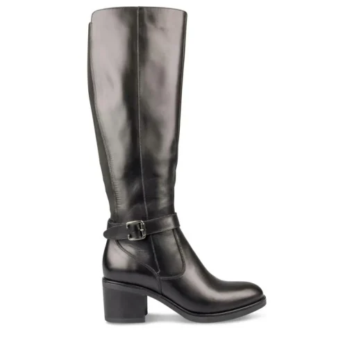 Bottes NOIR Femme CUIR Fermeture éclair