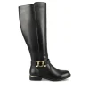 Bottes NOIR Femme Motif Chaîne Fermeture éclair