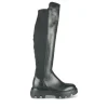 Bottes NOIR Femme Motif Uni Fermeture éclair