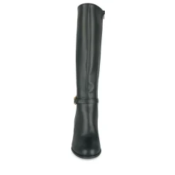 Bottes NOIR Femme Motif Uni Fermeture éclair