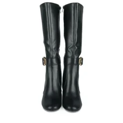 Bottes NOIR Femme Motif Uni Fermeture éclair