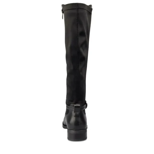 Bottes NOIR Femme Motif Uni Fermeture éclair