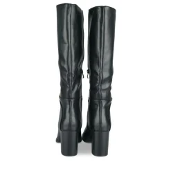 Bottes NOIR Femme Motif Uni Fermeture éclair