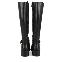 Bottes NOIR Femme Motif Uni Fermeture éclair