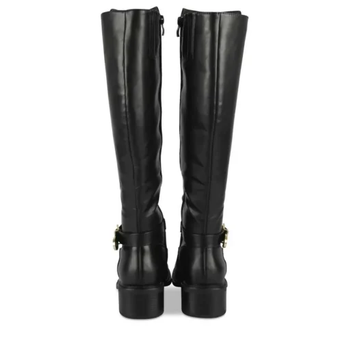 Bottes NOIR Femme Motif Uni Fermeture éclair