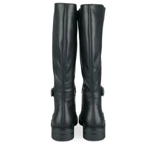 Bottes NOIR Femme Motif Uni Fermeture éclair
