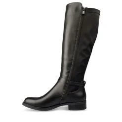 Bottes NOIR Femme Motif Uni Fermeture éclair