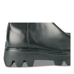 Bottes NOIR Femme Motif Uni Fermeture éclair