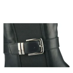 Bottes NOIR Femme Motif Uni Fermeture éclair