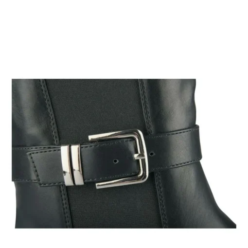 Bottes NOIR Femme Motif Uni Fermeture éclair