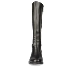 Bottes NOIR Femme Motif Uni Fermeture éclair
