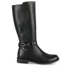 Bottes NOIR Fille Motif Chaîne Fermeture éclair
