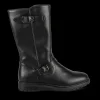Bottes NOIR Fille Motif Uni Fermeture éclair