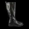 Bottes NOIR Fille Motif Uni Fermeture éclair
