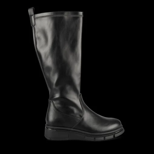 Bottes NOIR Fille Motif Uni Fermeture éclair