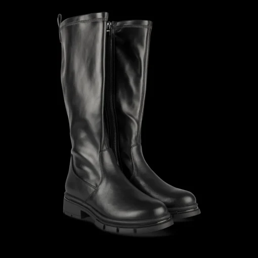 Bottes NOIR Fille Motif Uni Fermeture éclair