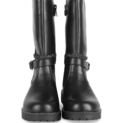 Bottes NOIR Fille Motif Uni Fermeture éclair