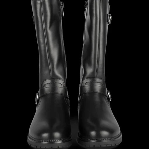 Bottes NOIR Fille Motif Uni Fermeture éclair