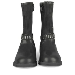 Bottes NOIR Fille Motif Uni Fermeture éclair