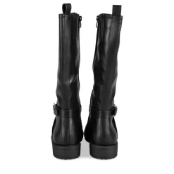Bottes NOIR Fille Motif Uni Fermeture éclair