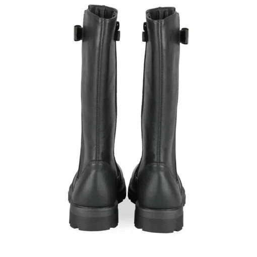 Bottes NOIR Fille Motif Uni Fermeture éclair