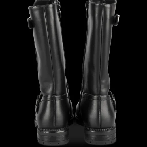Bottes NOIR Fille Motif Uni Fermeture éclair
