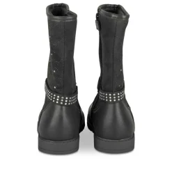 Bottes NOIR Fille Motif Uni Fermeture éclair