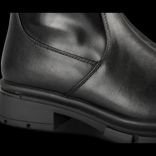 Bottes NOIR Fille Motif Uni Fermeture éclair