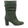 Bottes Plissé VERT Femme
