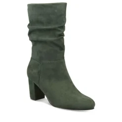 Bottes Plissé VERT Femme