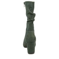 Bottes Plissé VERT Femme