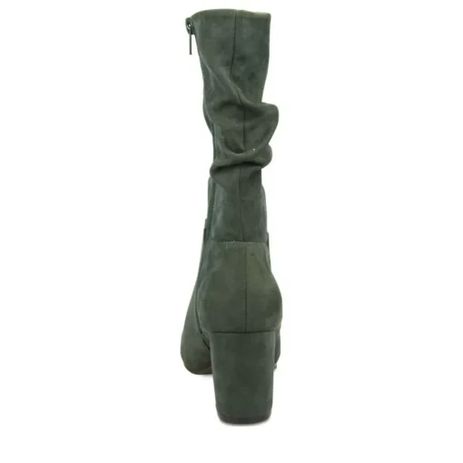 Bottes Plissé VERT Femme