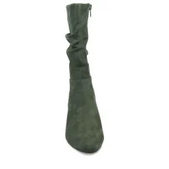 Bottes Plissé VERT Femme