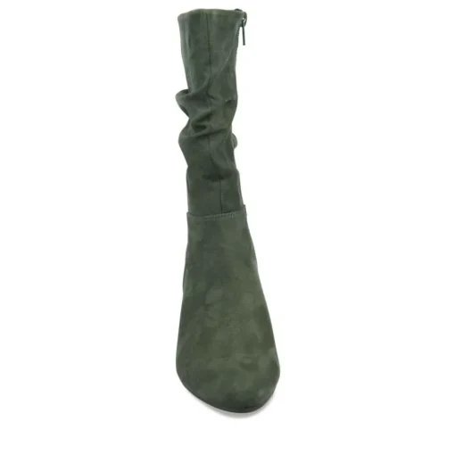 Bottes Plissé VERT Femme