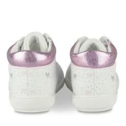 Bottines Bottines BLANC Fille Motif Coeurs Elastique