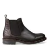 Bottines Chelsea MARRON Homme CUIR A Enfiler