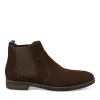 Bottines Chelsea MARRON Homme CUIR Elastique