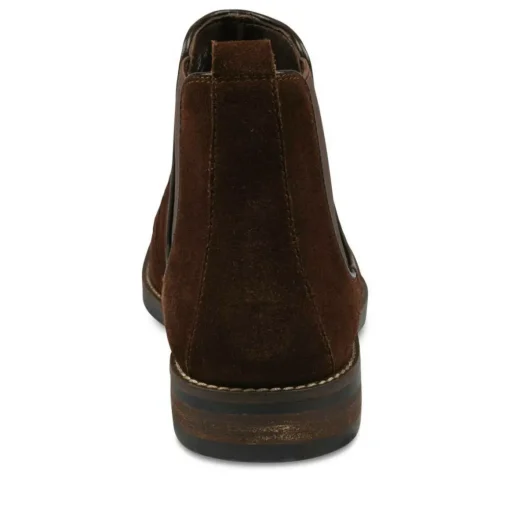 Bottines Chelsea MARRON Homme CUIR Elastique